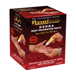 RANI KONE HENNA BODY DECORATION PASTE (Specially for Brides)
